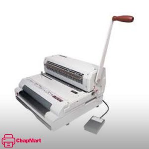 دستگاه صحافی دوبل مارپیچ نیمه برقی سوپربایند مدل CoilMac-ECI